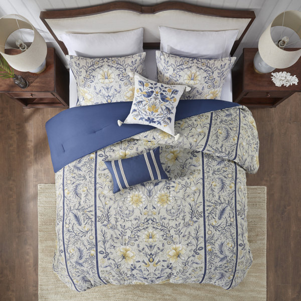 Harbor House Livia 100% Cotton Percale Comforter Set & Reviews | Wayfair